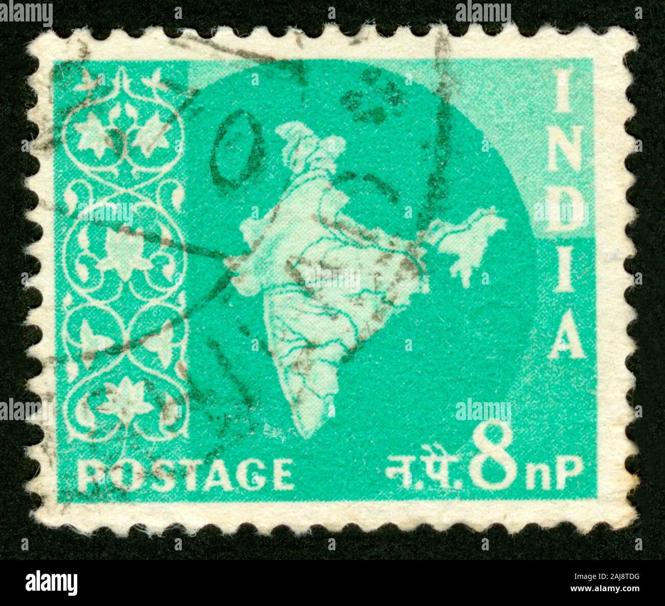 Stamp print in India,map Stock Photo - Alamy