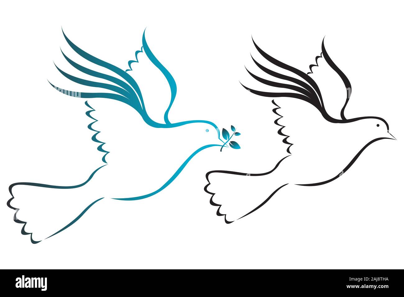 Doves logo hires stock photography and images Alamy