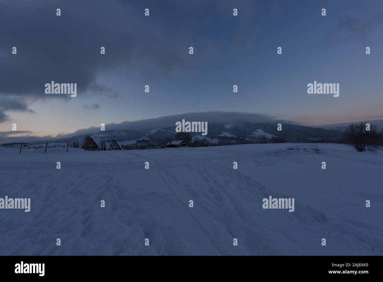 Winter in Tatra Mountains, Poland Stock Photo
