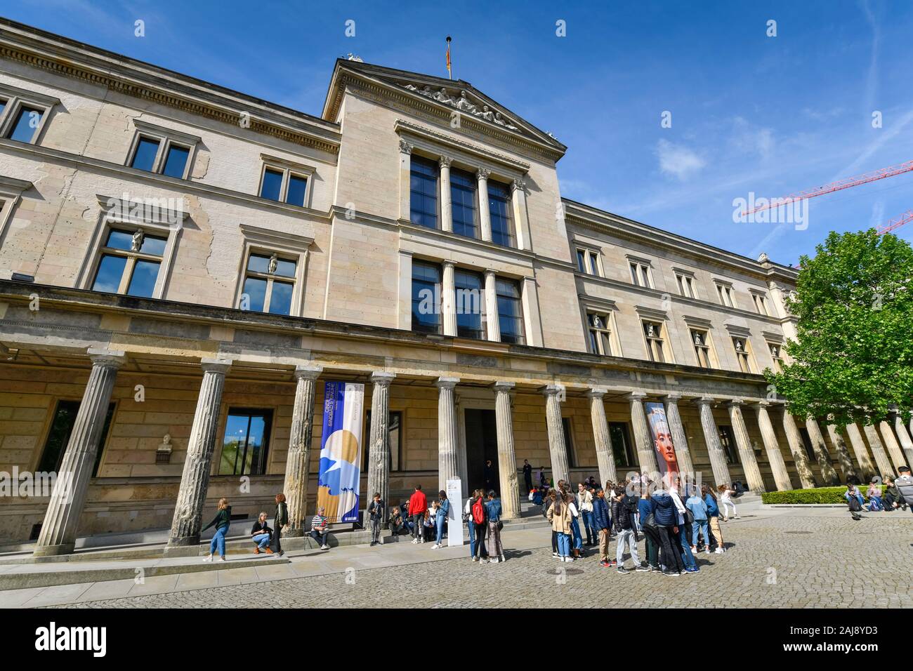 Neues Museum, Bodestraße, Museumsinsel, Mitte, Berlin, Deutschland Stock Photo