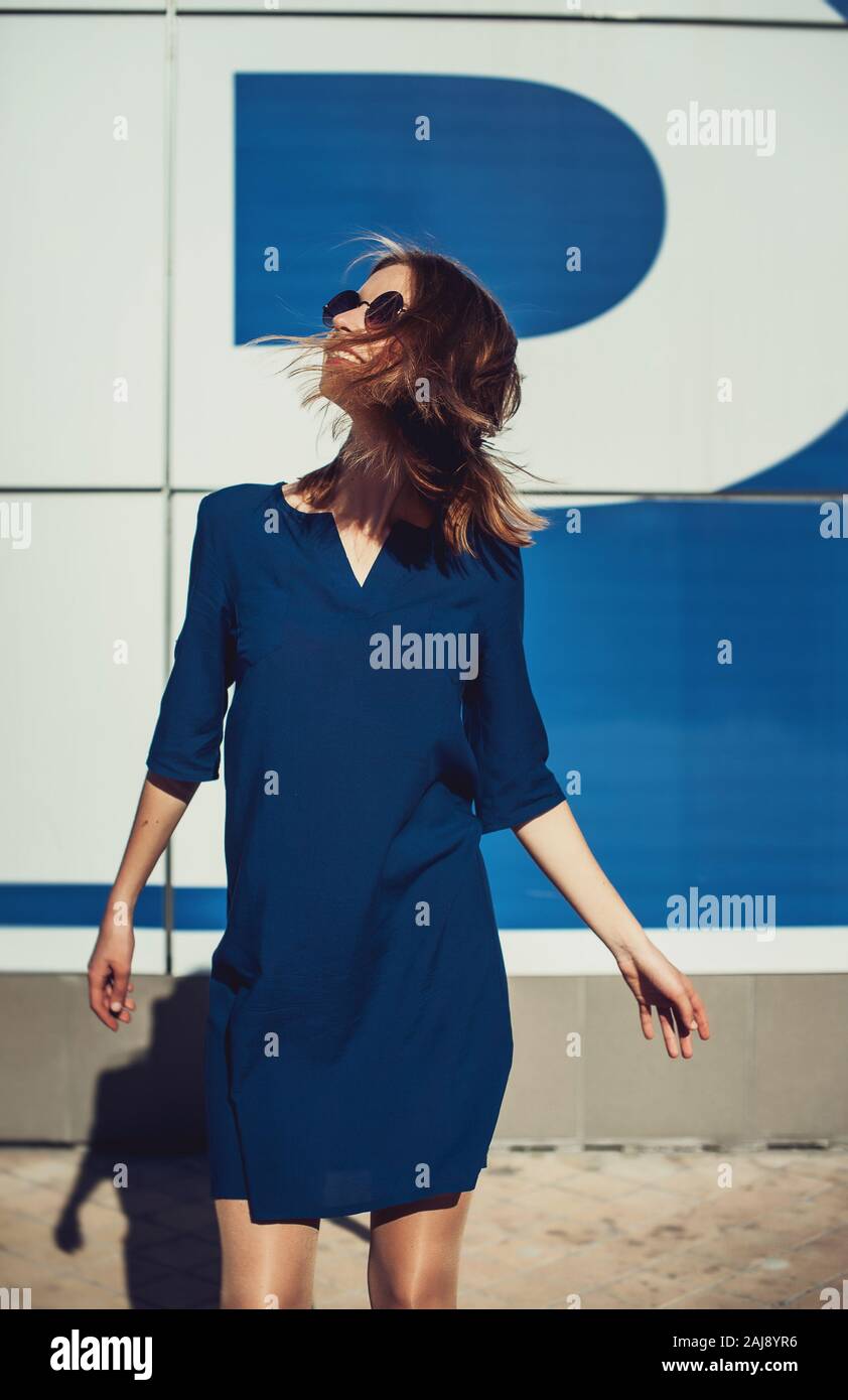 Stylish fashionable blonde girl hi-res stock photography and images - Alamy