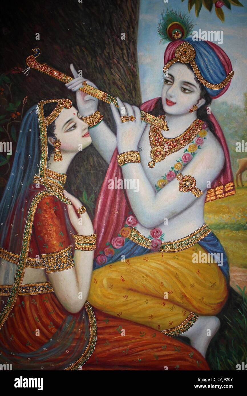 Lord krishna hi-res stock photography and images - Alamy