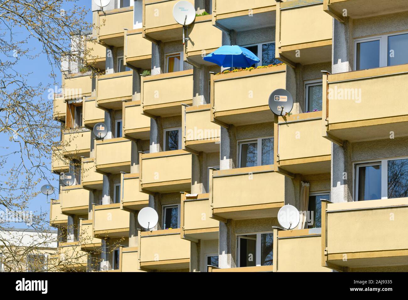 Wohnhäuser, Schuckertdamm, Siemensstadt, Spandau, Berlin, Deutschland Stock Photo