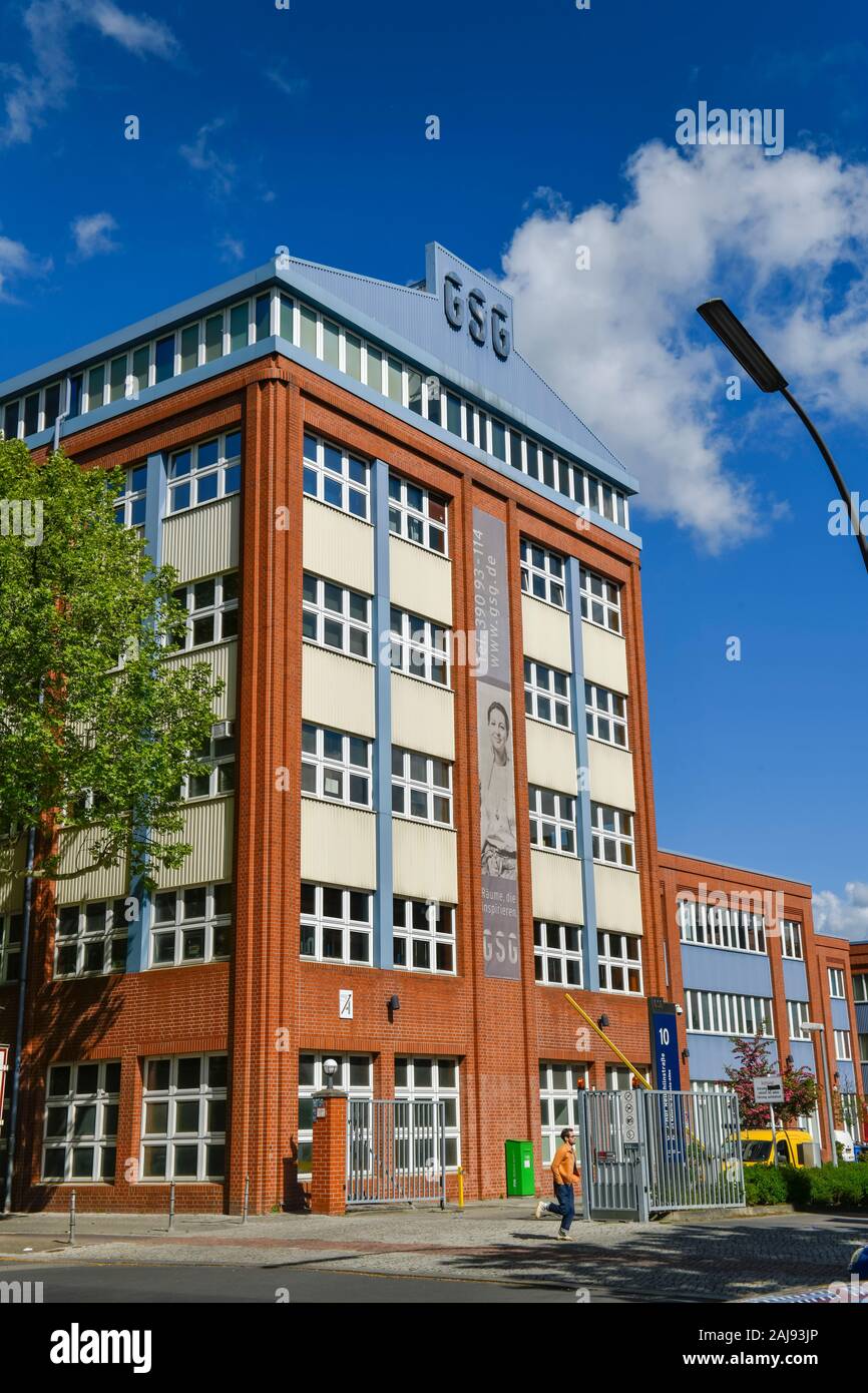 GSG-Hof, Reuchlinstraße, Kaiser-Augusta-Allee, Moabit, Mitte, Berlin, Deutschland Stock Photo