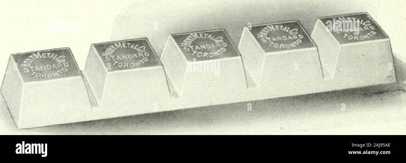 Canadian printer & publisher . Every Pig and Ingot of genuine HOYT typemetal bears our name. If its not HOYT metal its not the best.. HOYT METAL COMPANY TORONTO WINNIPEG MONTREAL Say you saw it iu II!INTEIi AM) PUKLISIIEK P R I N T E R AND PUBLISHER 65 JOB PRESSES RUN PROFITABLY WITH MEGILLS GAUGES VISE GRIP QUICK ON Stock Photo