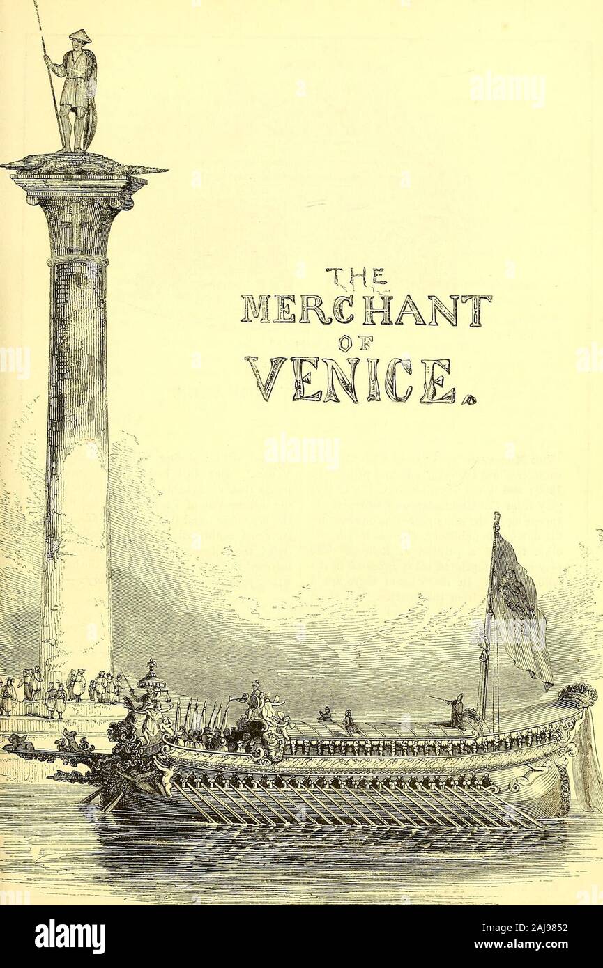 The comedies, histories, tragedies, and poems of William Shakspere . Stock Photo