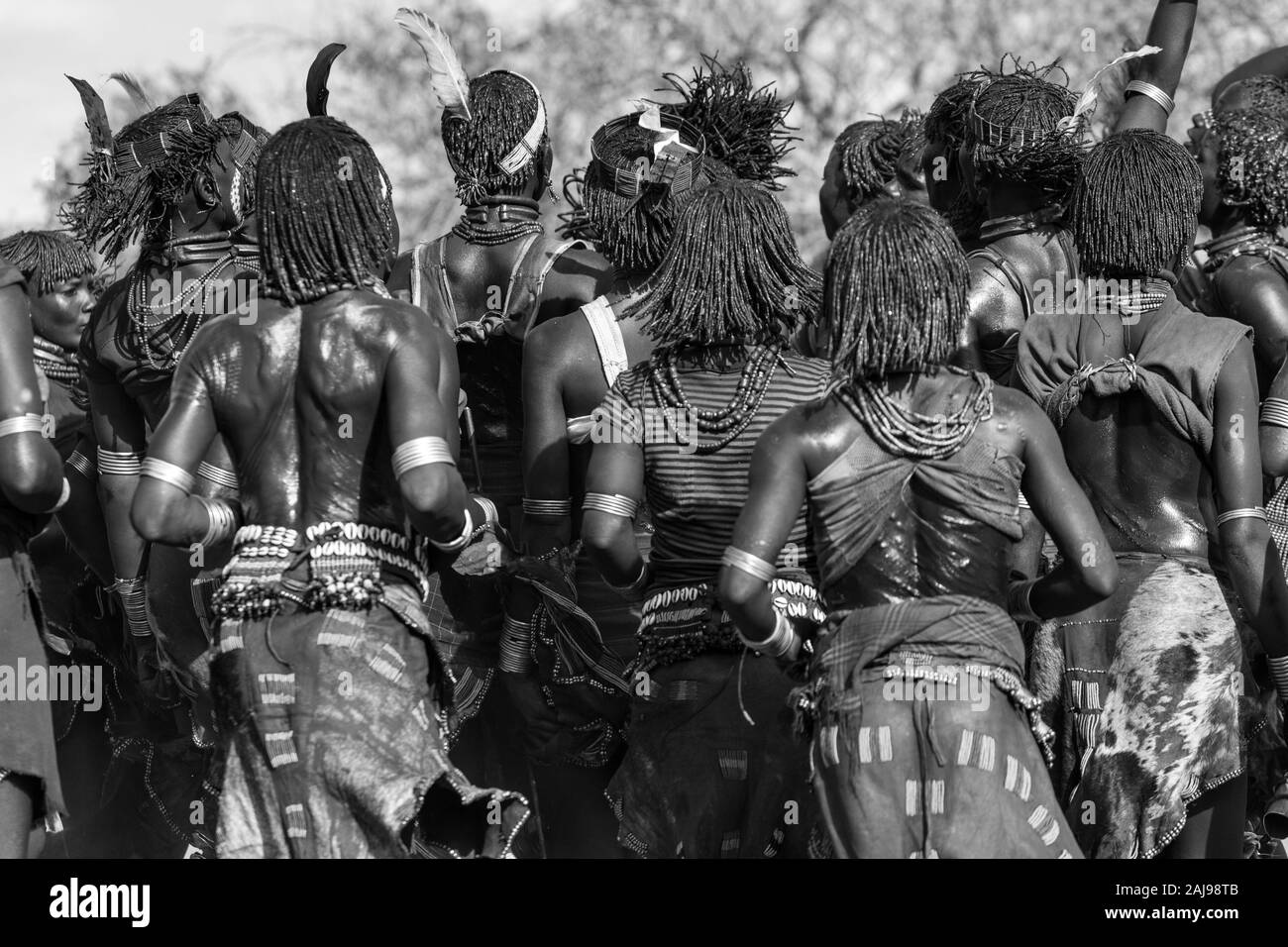 Hamer people, Omo valley, Naciones, Ethiopia, Africa Stock Photo