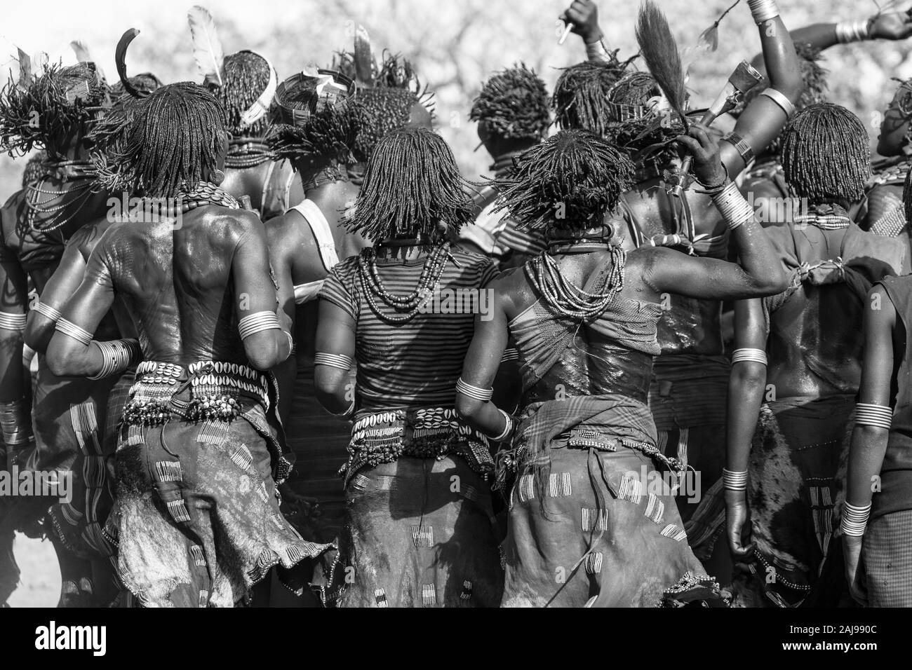Hamer people, Omo valley, Naciones, Ethiopia, Africa Stock Photo
