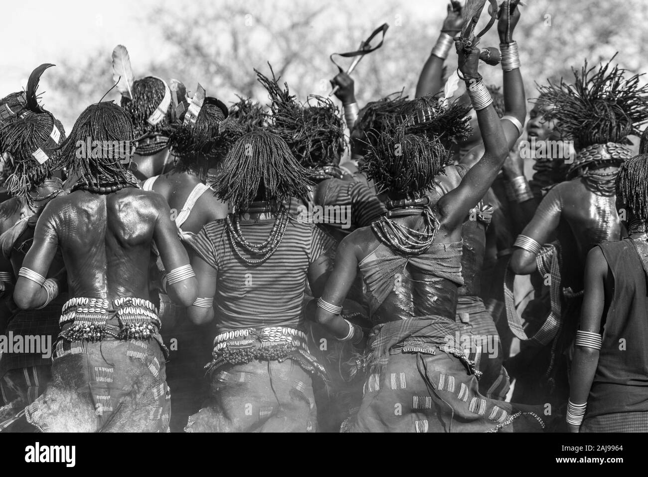 Hamer people, Omo valley, Naciones, Ethiopia, Africa Stock Photo
