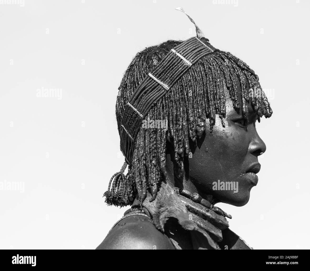 Hamer people, Omo valley, Naciones, Ethiopia, Africa Stock Photo