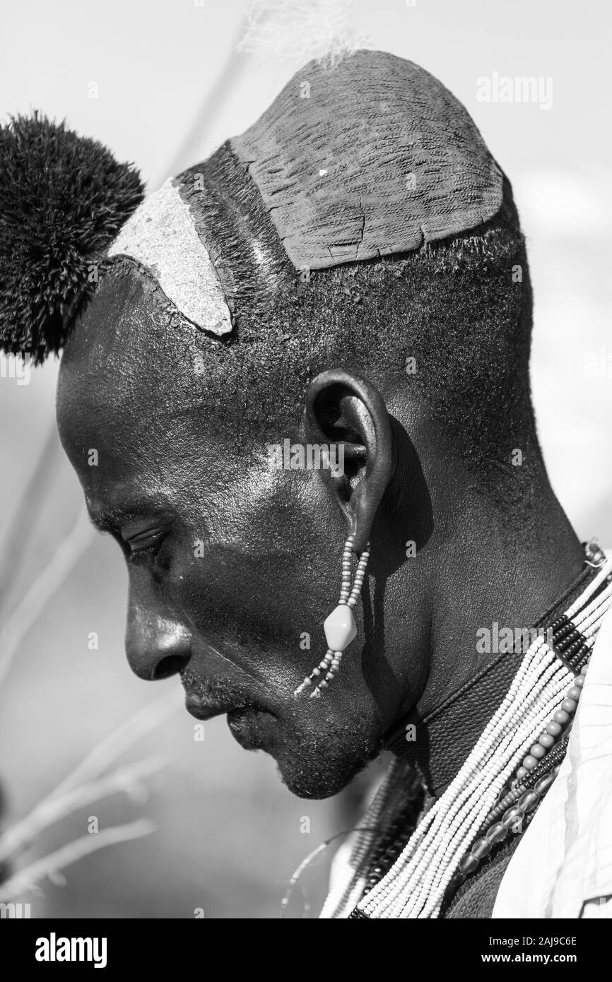 Hamer people, Omo valley, Naciones, Ethiopia, Africa Stock Photo