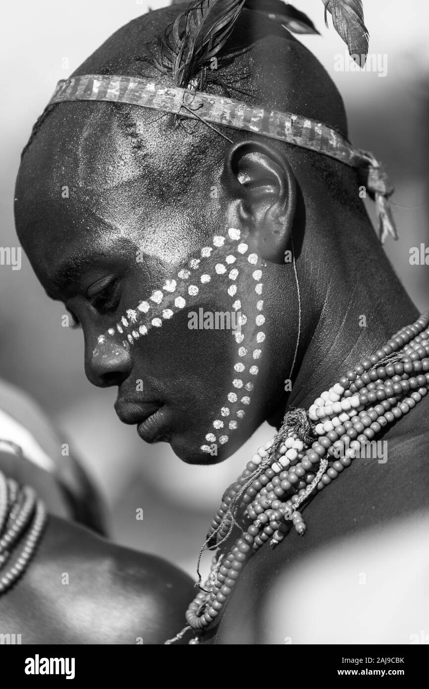 Hamer people, Omo valley, Naciones, Ethiopia, Africa Stock Photo
