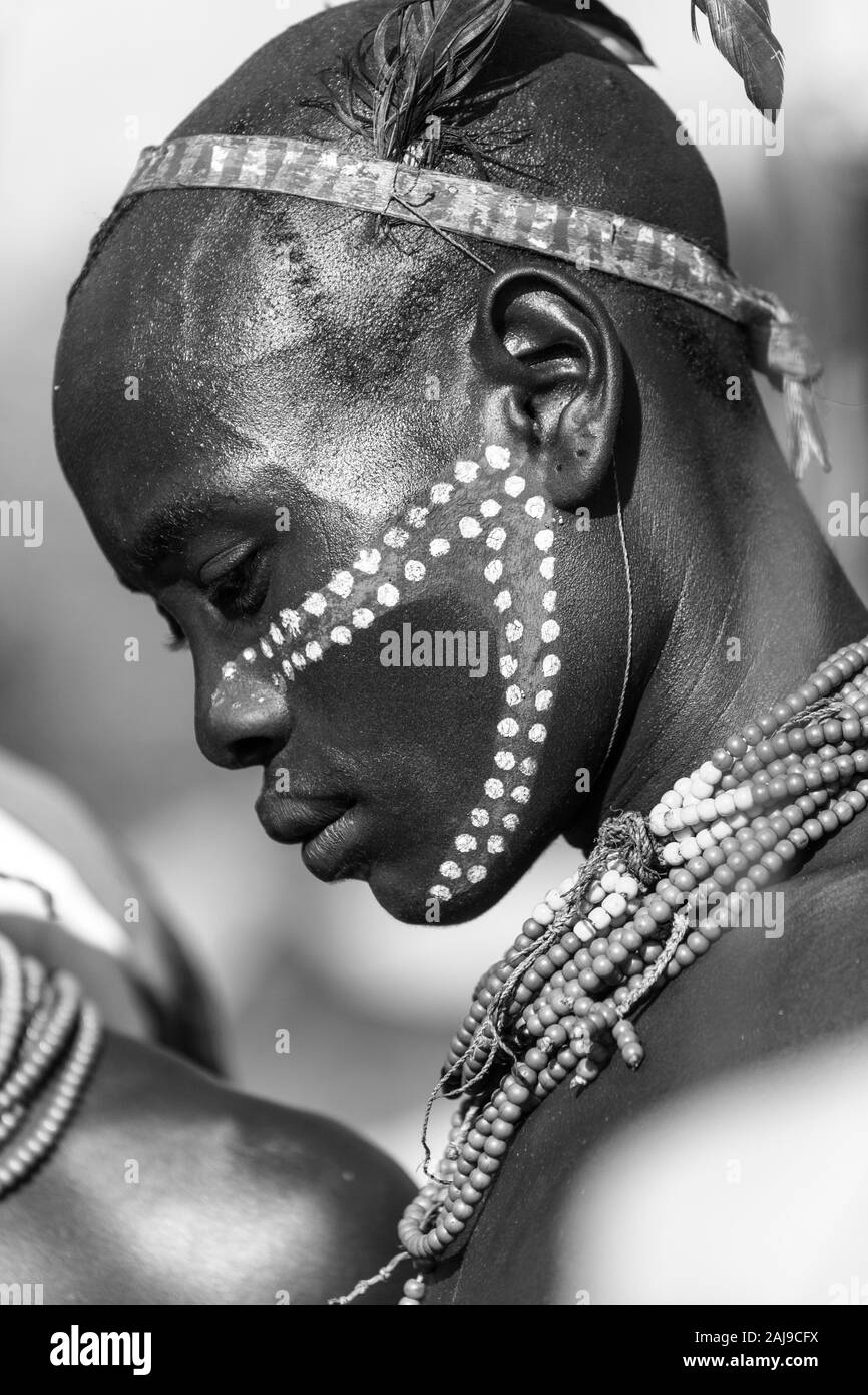 Hamer people, Omo valley, Naciones, Ethiopia, Africa Stock Photo