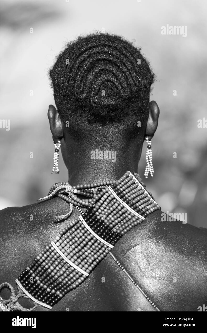 Hamer people, Omo valley, Naciones, Ethiopia, Africa Stock Photo