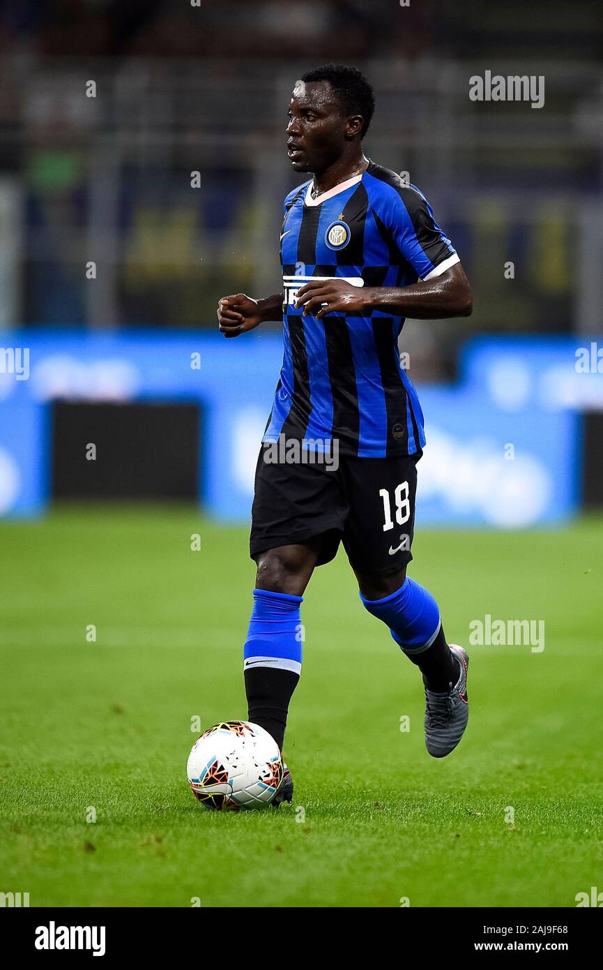 Milan, Italy. 26 August, 2019: Kwadwo Asamoah of FC Internazionale in action during the Serie A football match between FC Internazionale and US Lecce. FC Internazionale won 4-0 over US Lecce. Credit: Nicolò Campo/Alamy Live News Stock Photo