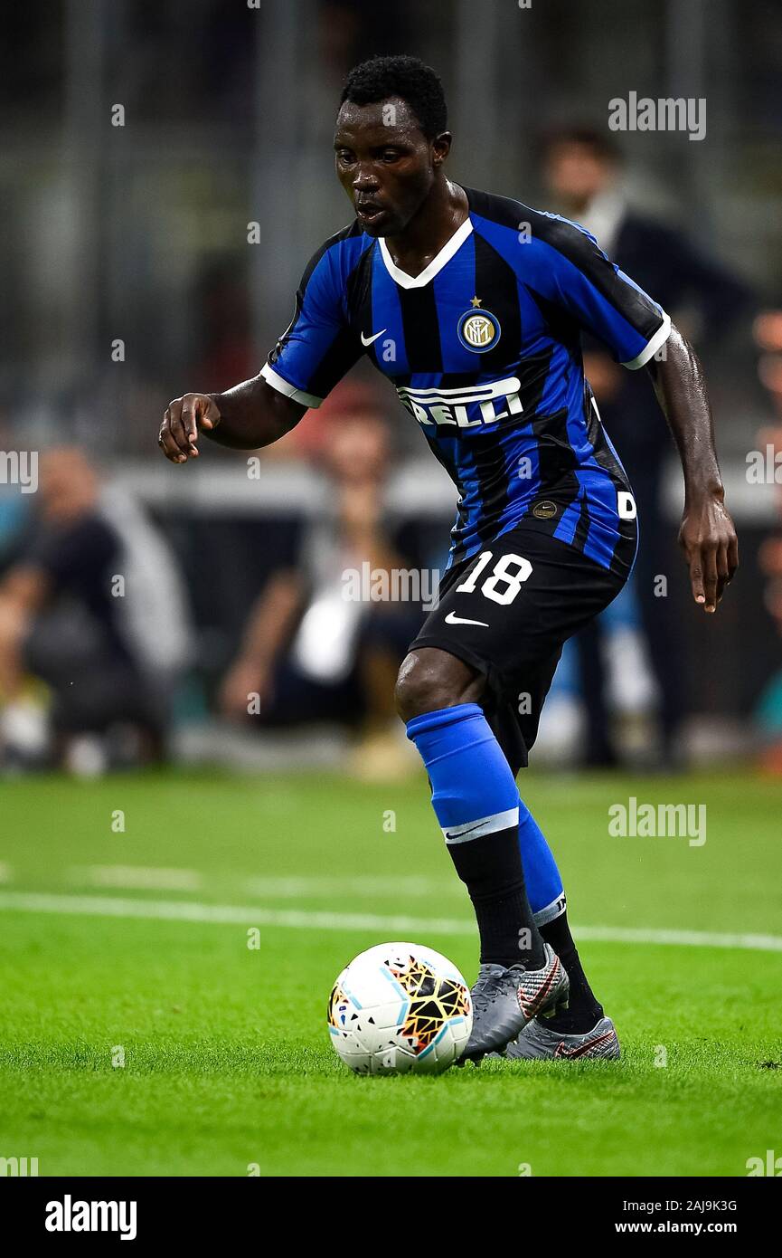 Milan, Italy. 14 September, 2019: Kwadwo Asamoah of FC Internazionale in action during the Serie A football match between FC Internazionale and Udinese Calcio. FC Internazionale won 1-0 over Udinese Calcio. Credit: Nicolò Campo/Alamy Live News Stock Photo