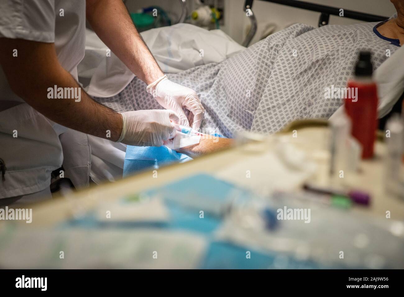 Urgences adulte d'un centre hospitalier Stock Photo