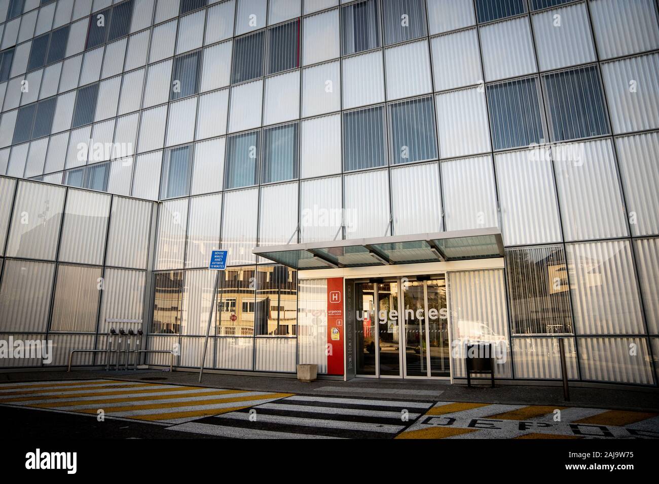 Urgences adulte d'un centre hospitalier Stock Photo