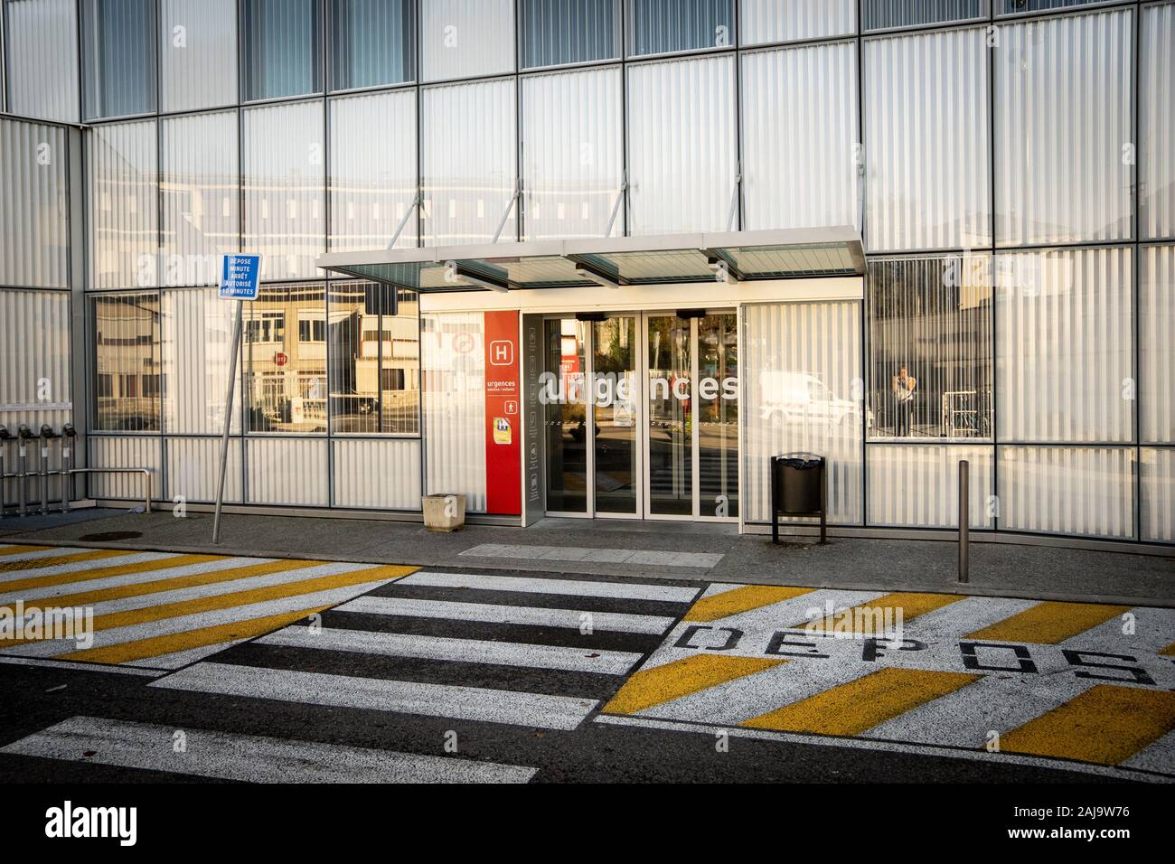 Urgences adulte d'un centre hospitalier Stock Photo