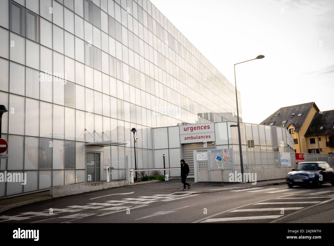 Urgences adulte d'un centre hospitalier Stock Photo