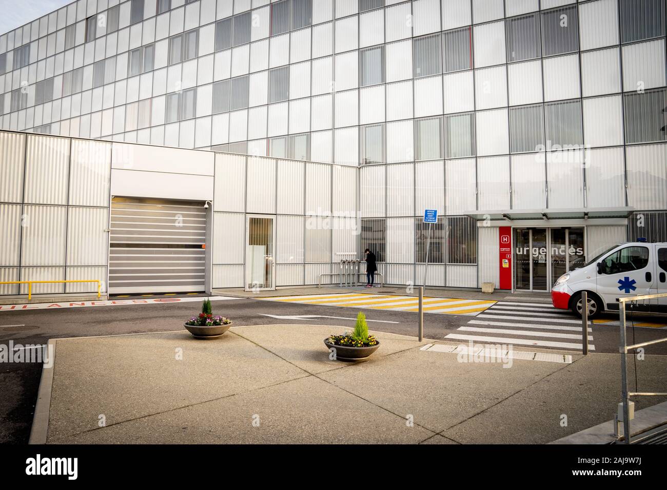 Urgences adulte d'un centre hospitalier Stock Photo