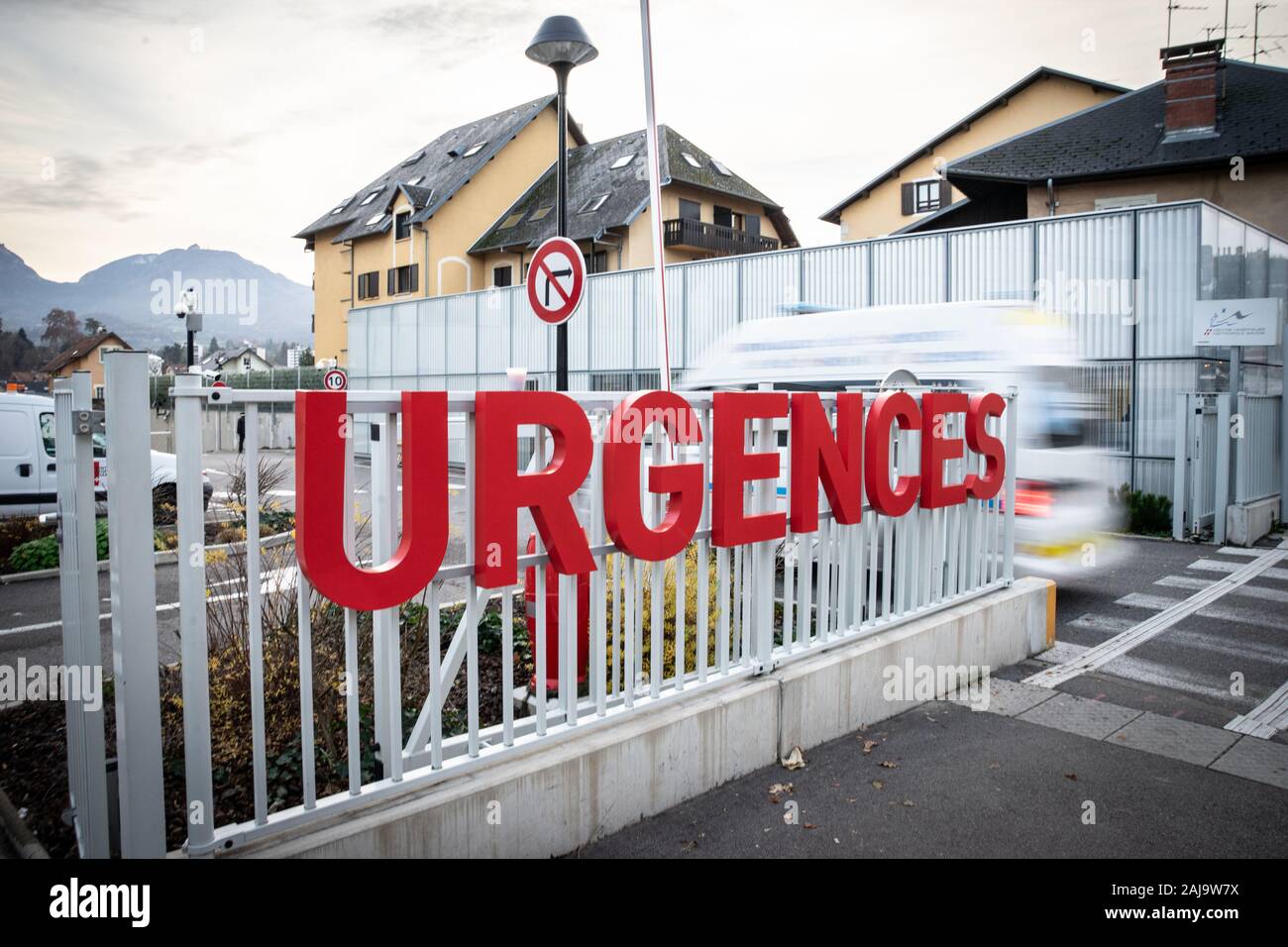 Urgences adulte d'un centre hospitalier Stock Photo