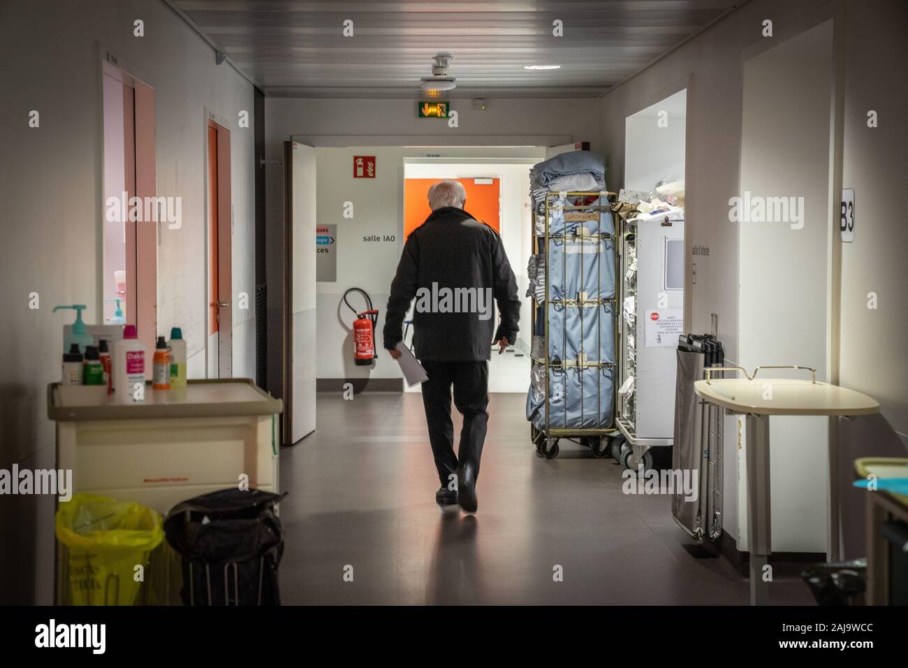 Urgences adulte d'un centre hospitalier Stock Photo