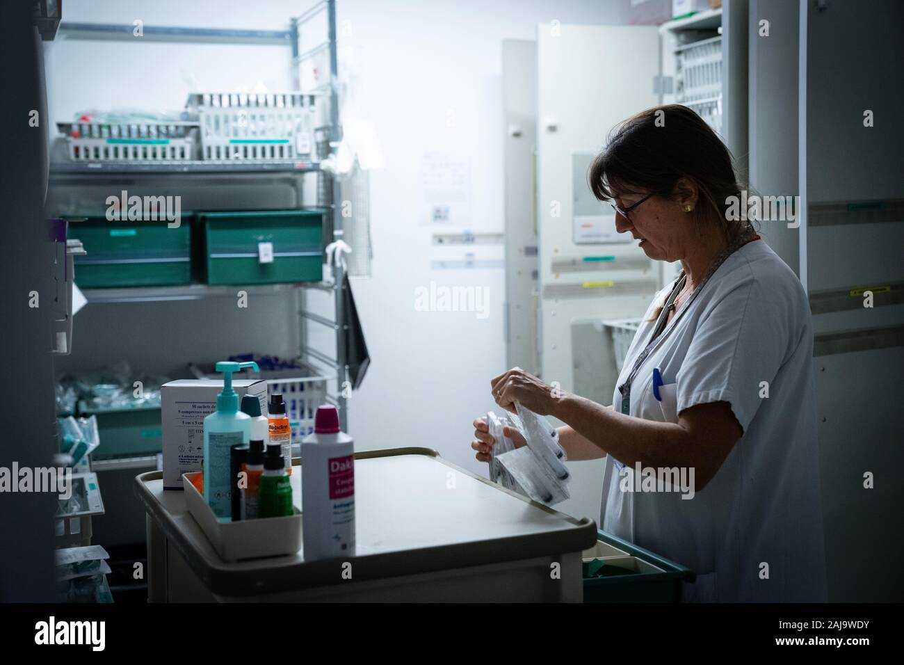 Urgences adulte d'un centre hospitalier Stock Photo