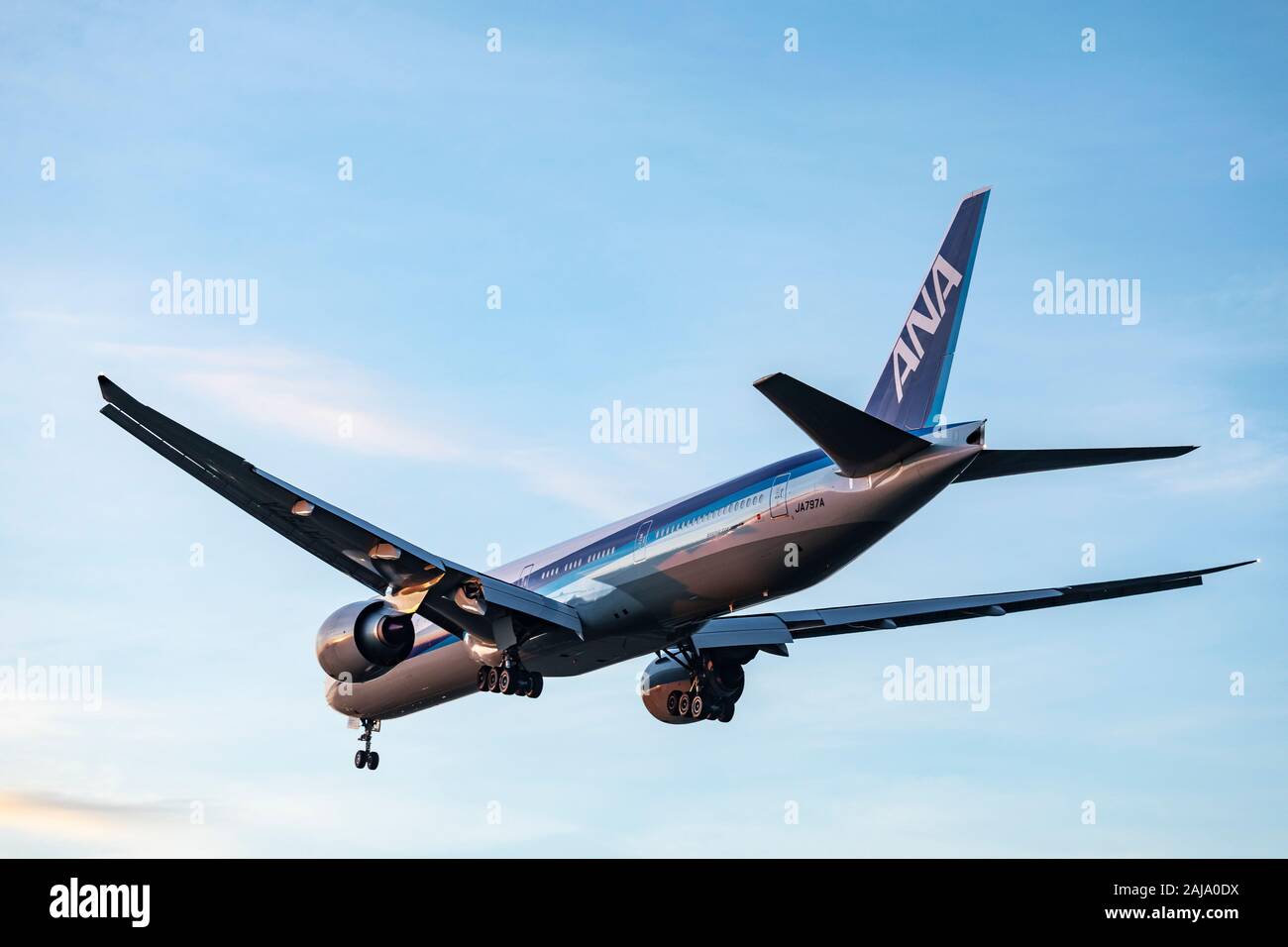 All Nippon Airways (ANA) Boeing 777 departing Haneda Airport All Nippon Airways (ANA) Boeing 777 departing Haneda Airport
