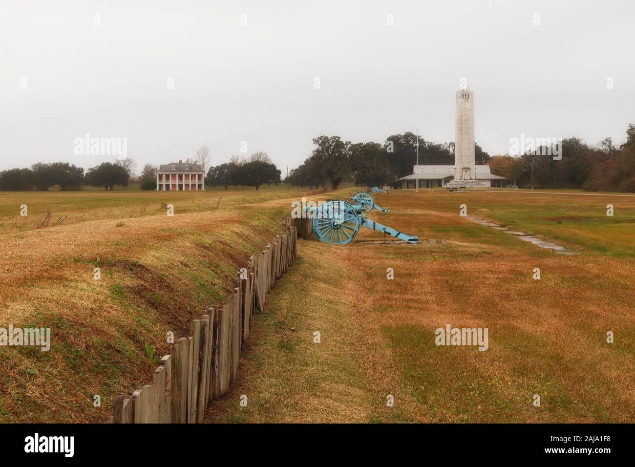 Chalmette Battlefield, site of Battle of New Orleans, Jean Lafitte
