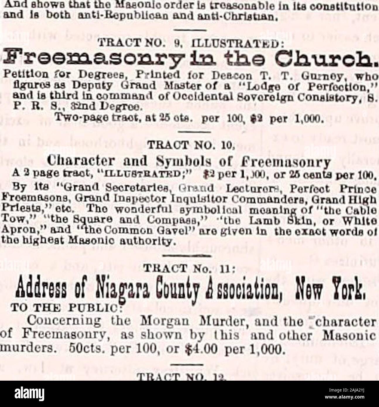 Christian Cynosure Hiving Hisnud His Fathers Opinion Of Freomasonrj Hon James Madisons Letter Tiiving His Opinion Of Freeniaaonry I8 J Gt Satans Cable To W Freemasonry Is Only 152 Years Old Murder And
