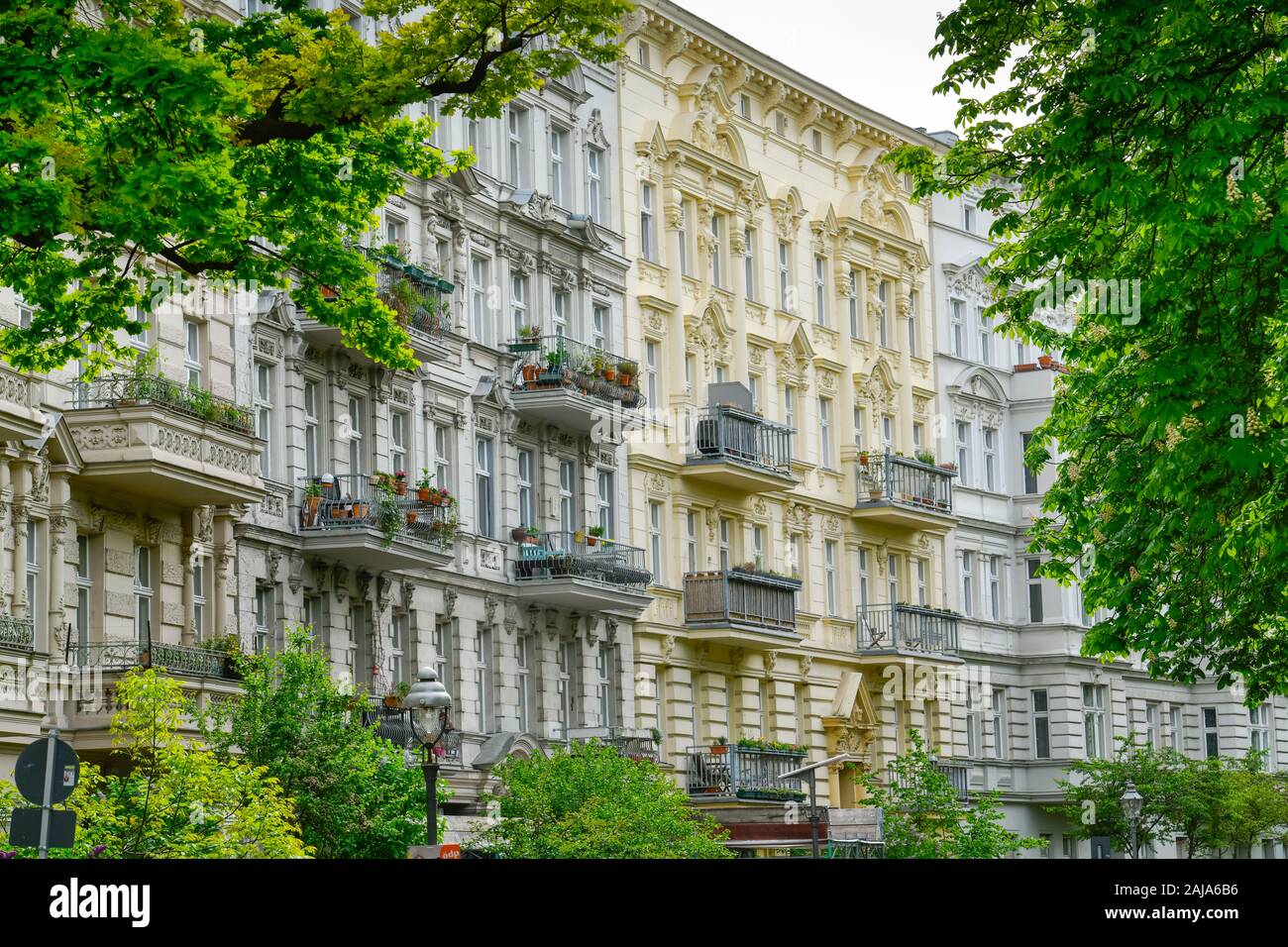Altbauten, Planufer, Kreuzberg, Berlin, Deutschland Stock Photo
