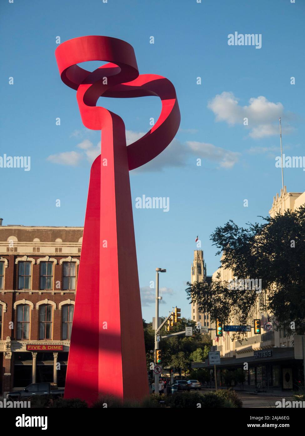 torch of friendship; San Antonio Texas Stock Photo Alamy