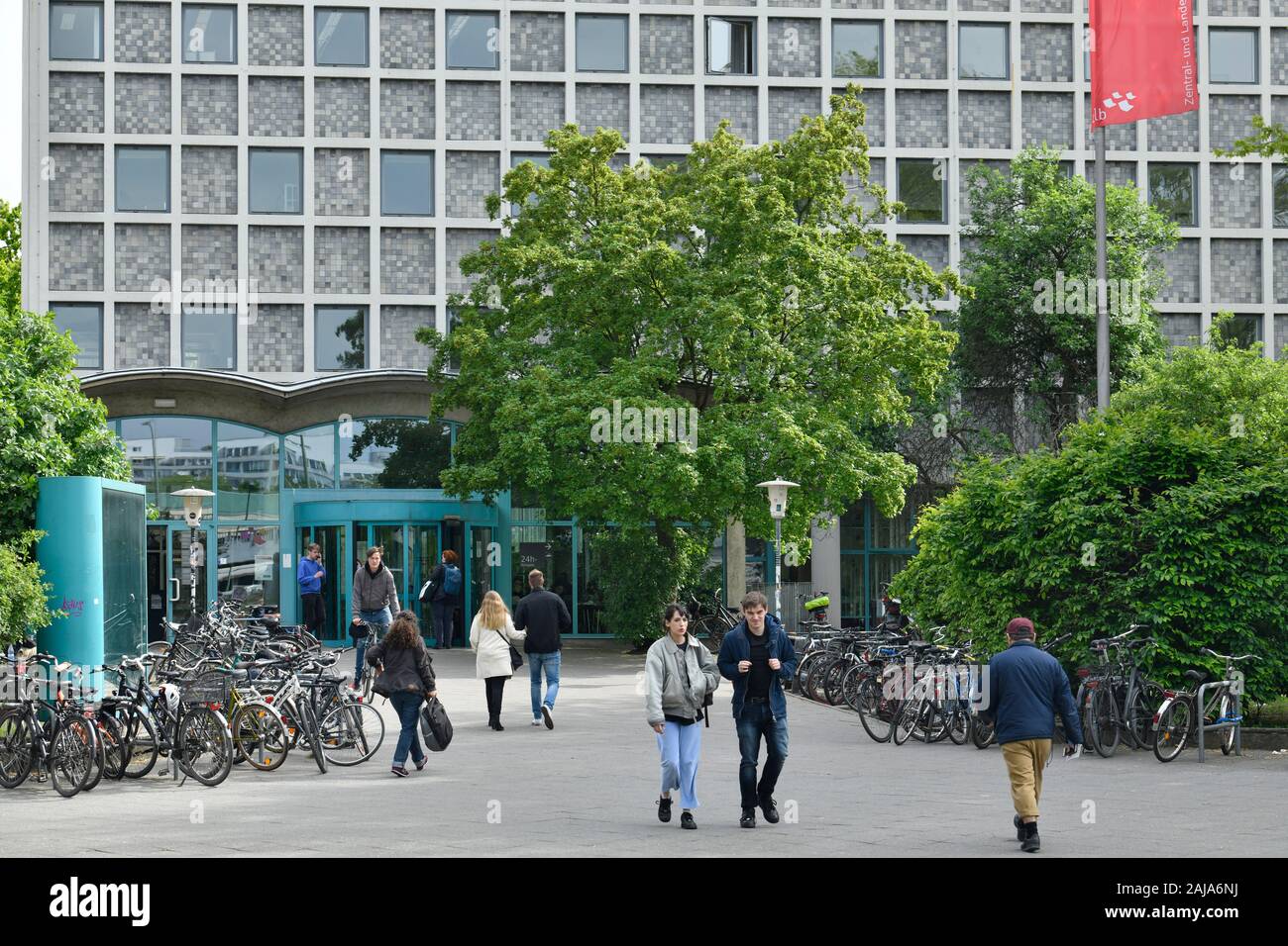 Zentral- und Landesbibliothek, Amerika Gedenkbibliothek, Blücherplatz, Kreuzberg, Berlin, Deutschland Stock Photo