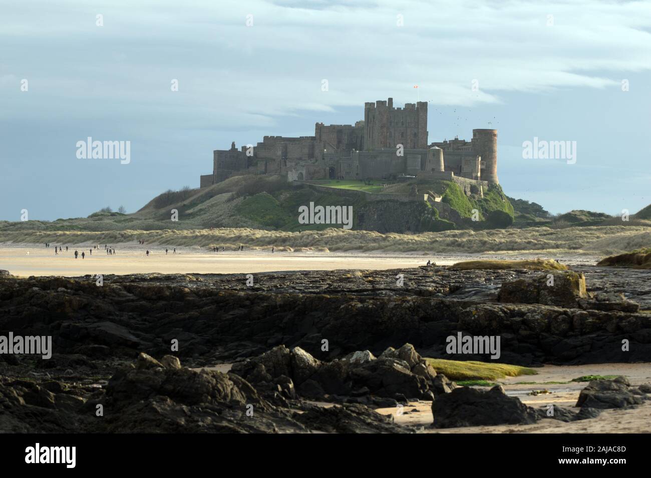 Bamburgh Castle: The Real Bebbanburg of The Last Kingdom. Drone Tour -  Compilation - Trips On Couch 