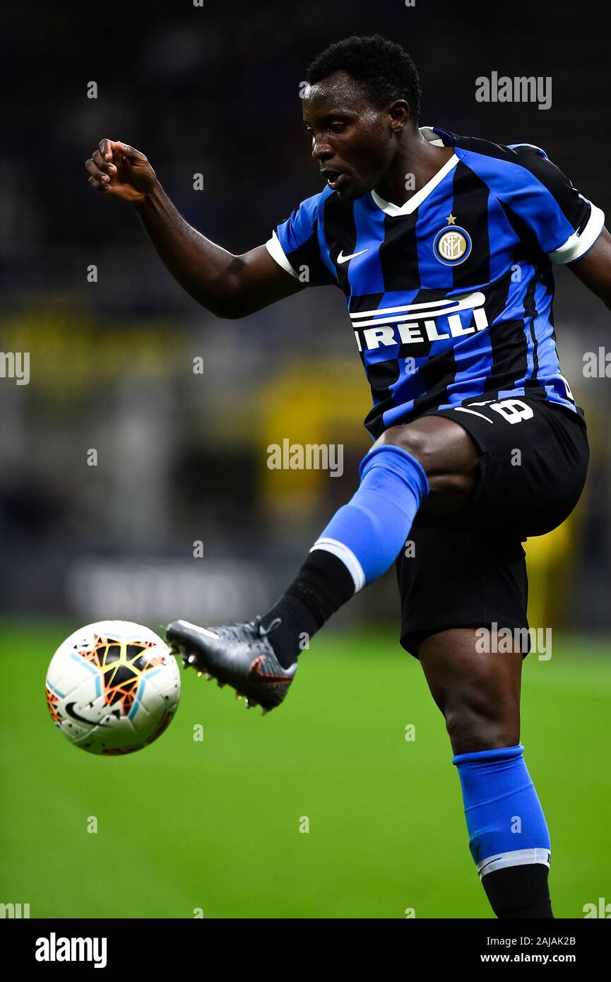 Milan, Italy. 6 October, 2019: Kwadwo Asamoah of FC Internazionale in action during the Serie A football match between FC Internazionale and Juventus FC. Juventus FC won 2-1 over FC Internazionale. Credit: Nicolò Campo/Alamy Live News Stock Photo