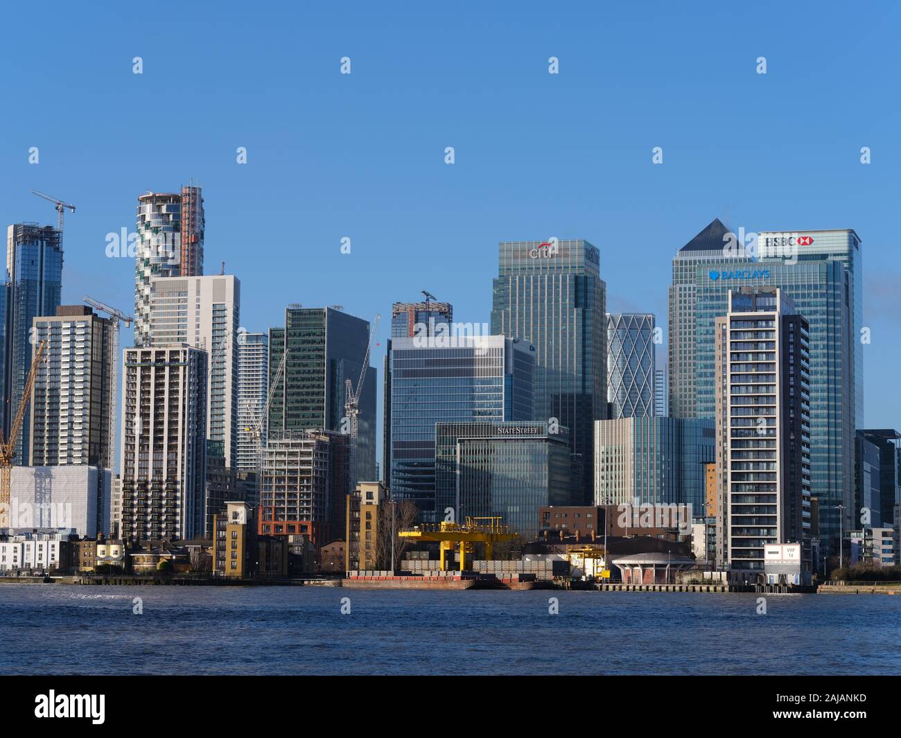 Canary Wharf London Financial Centre Stock Photo - Alamy
