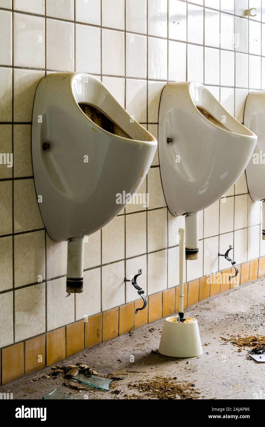 Old urinal Men's toilet Stock Photo Alamy