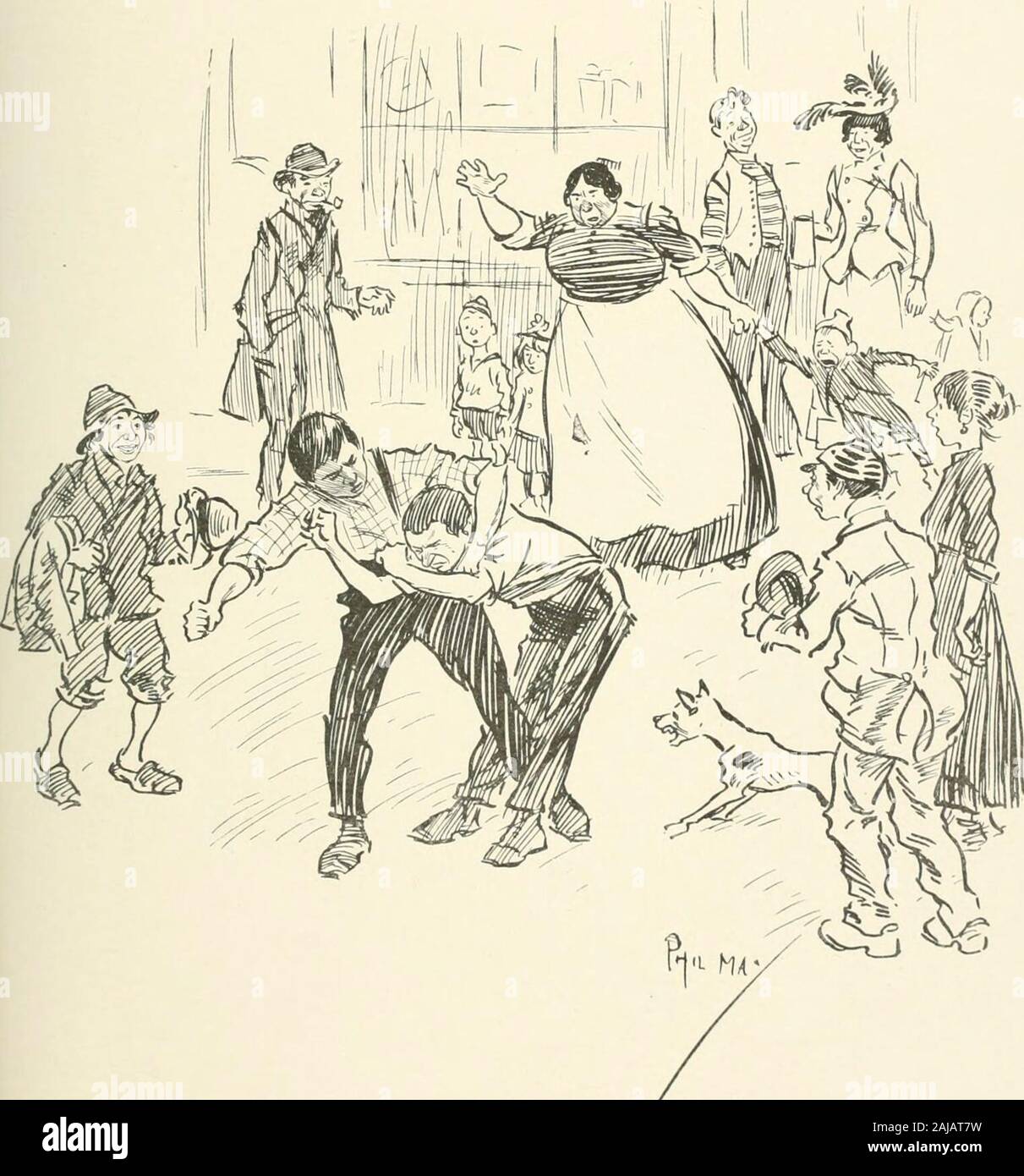 Phil May's Gutter-snipes; 50 original sketches in pen and ink . A /^/S ...