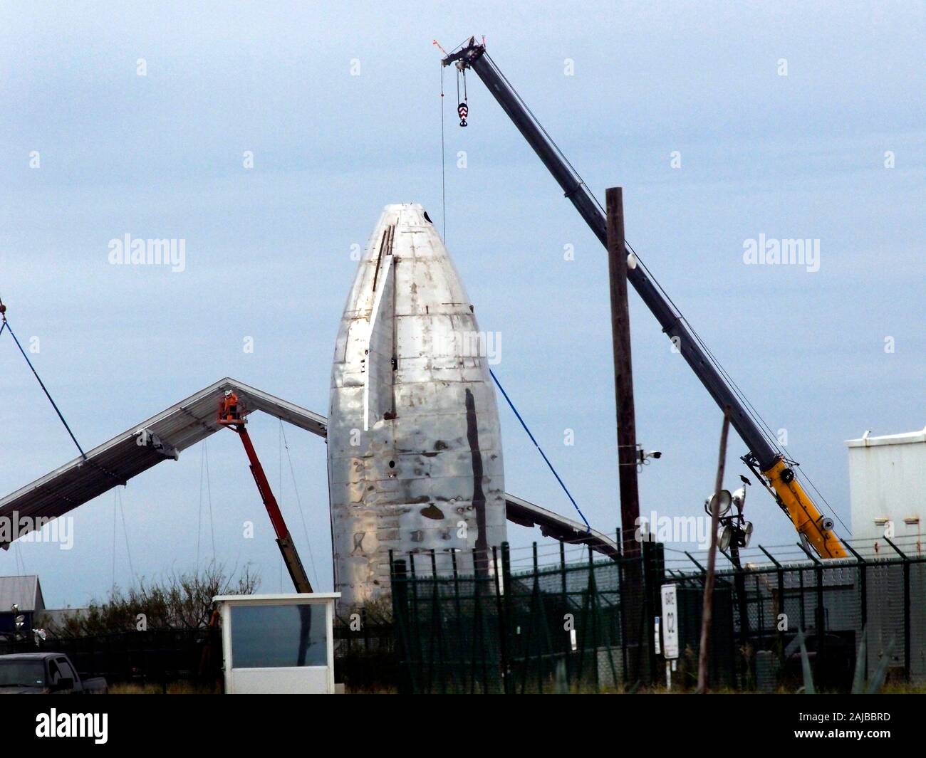 Spacex brownsville texas launch site hires stock photography and