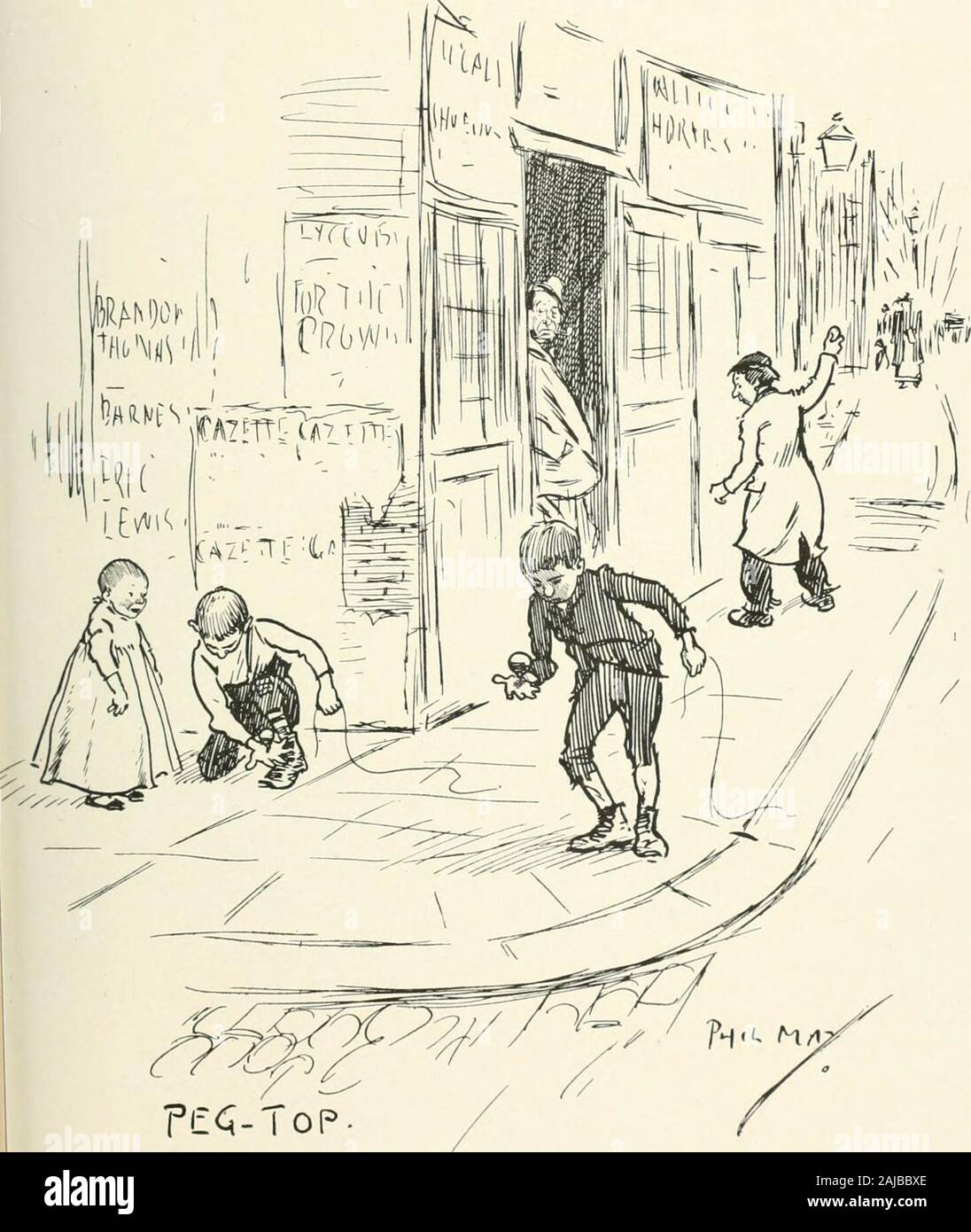 Phil May's Gutter-snipes; 50 original sketches in pen and ink . 1^«!5 ...