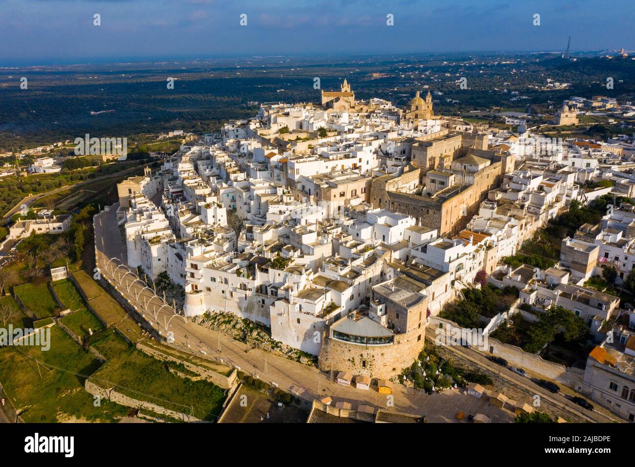 Ostuni, Valle d'Itria, Puglia, Italy Stock Photo