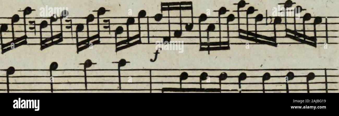 Six sonates pour la harpe avec accompagnement d'un violon ou flûte obligée, tres faciles a éxécuter, elles peuvent aussi se jouer seules d'autant qu'elles contiennent beaucoup de petits airs . T^^-rr4-f^- Stock Photo