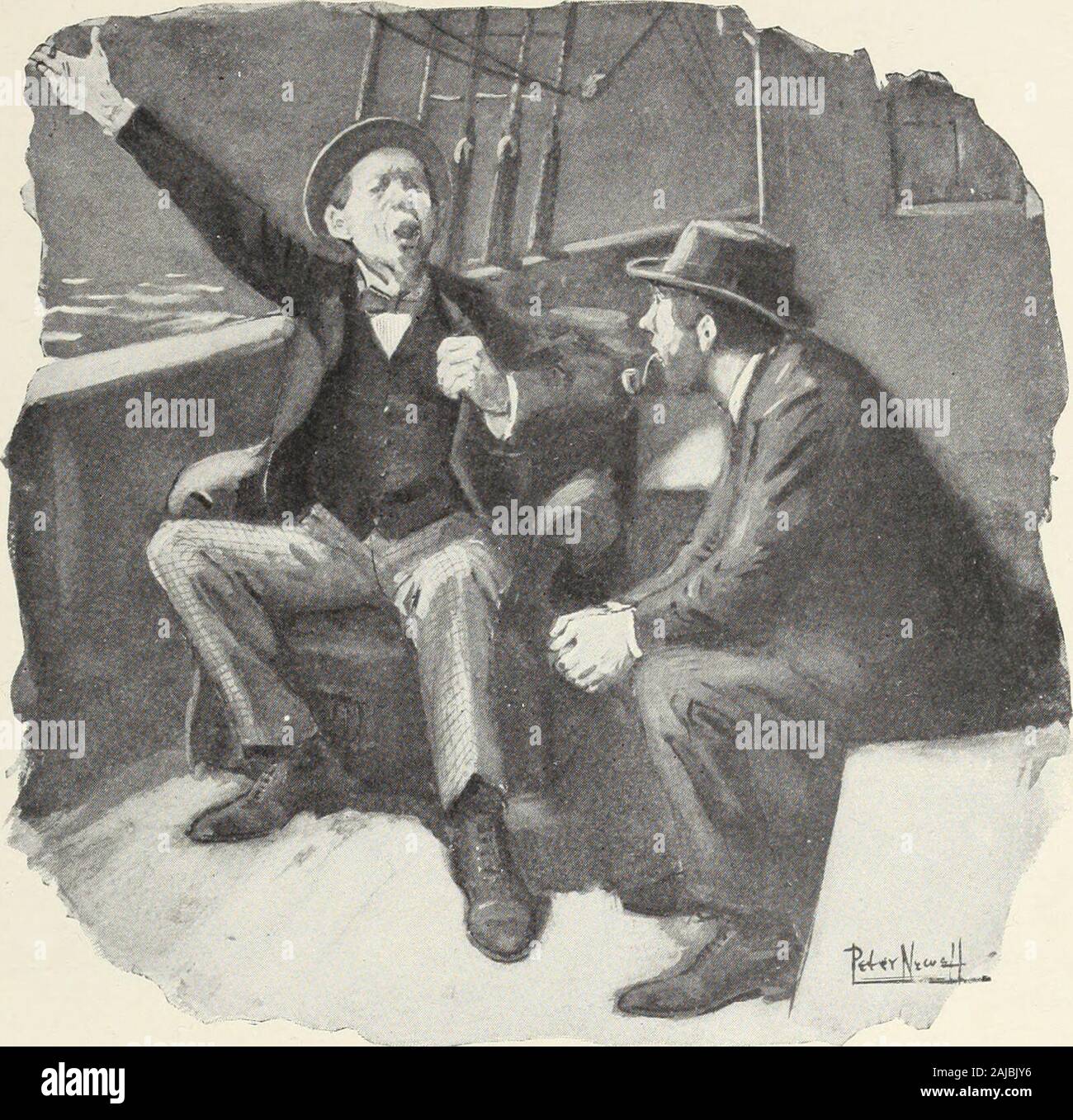 Harper's New Monthly Magazine Volume 104 December 1901 to May 1902 . fleeting. Is manan ox? No. Is he a patent ink-stand? No. Was hecreated to occupy a house and fit hishead to a hat? No. Then why delay?Why smother your longings? I says: J. R., this wont do. This aint yourdestiny. Rise! Be winged. Chase theideal. Get on to vastness. Seek andfind. But what ? I says. Fame, for-tune, a vocation thats worthy of you. Where ? I says. In the beyond. Then I took a map and I lookedover the world. I examined the globe;I took stock of the earth, and comparedlands, seas, climates. The likeliest-look-ing p Stock Photo
