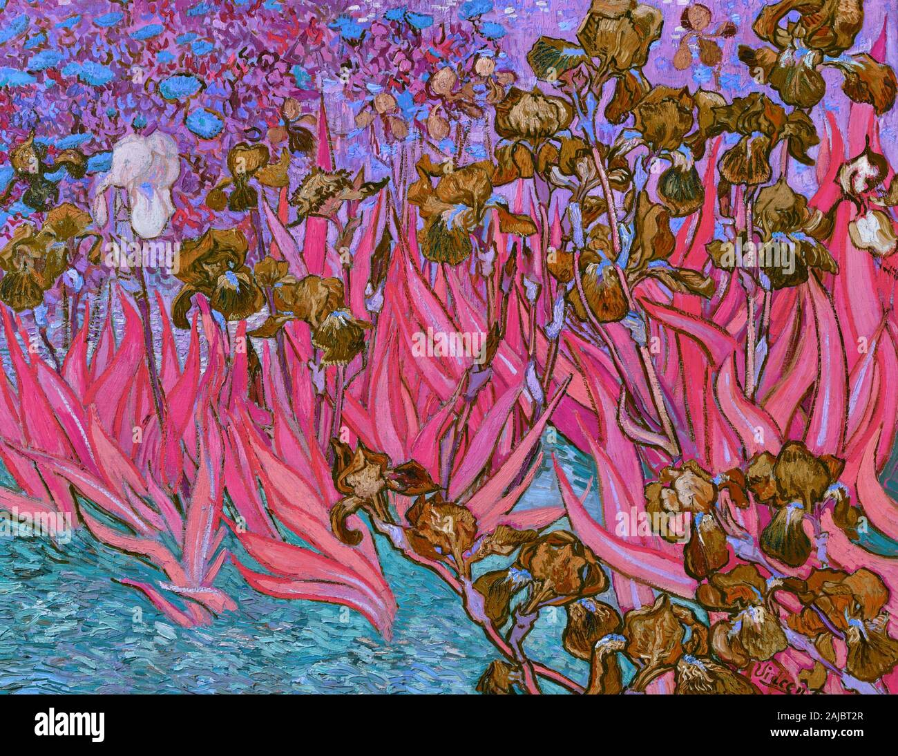 Vincent Van Gogh vintage artwork edit Stock Photo - Alamy