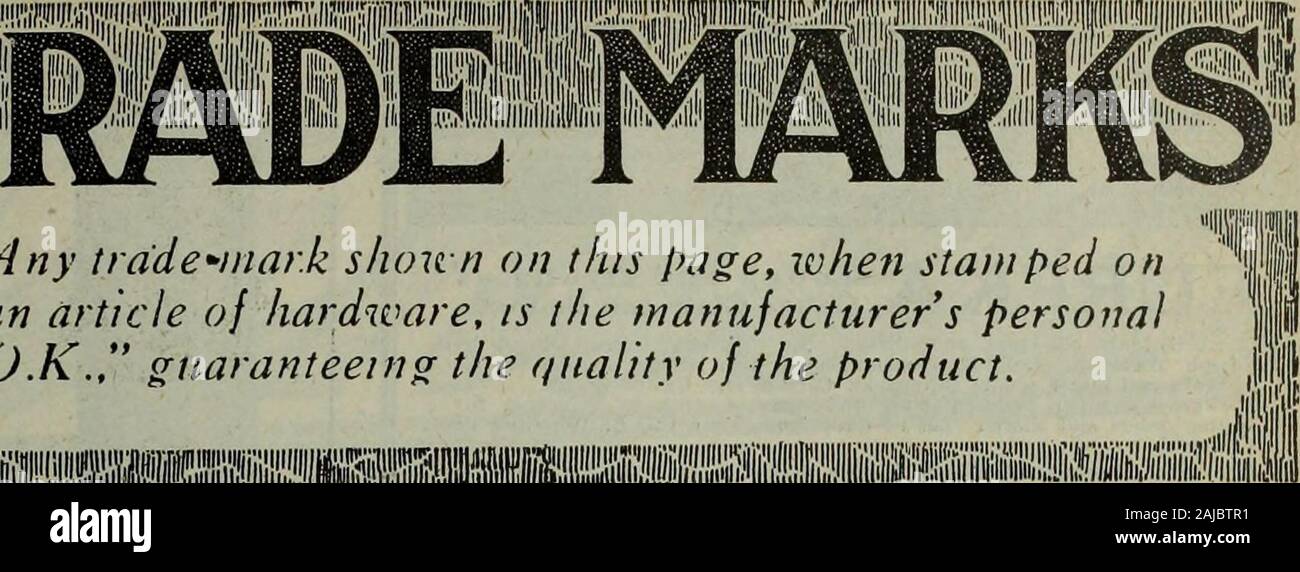 Hardware merchandising September December 1919 . Any trade mark