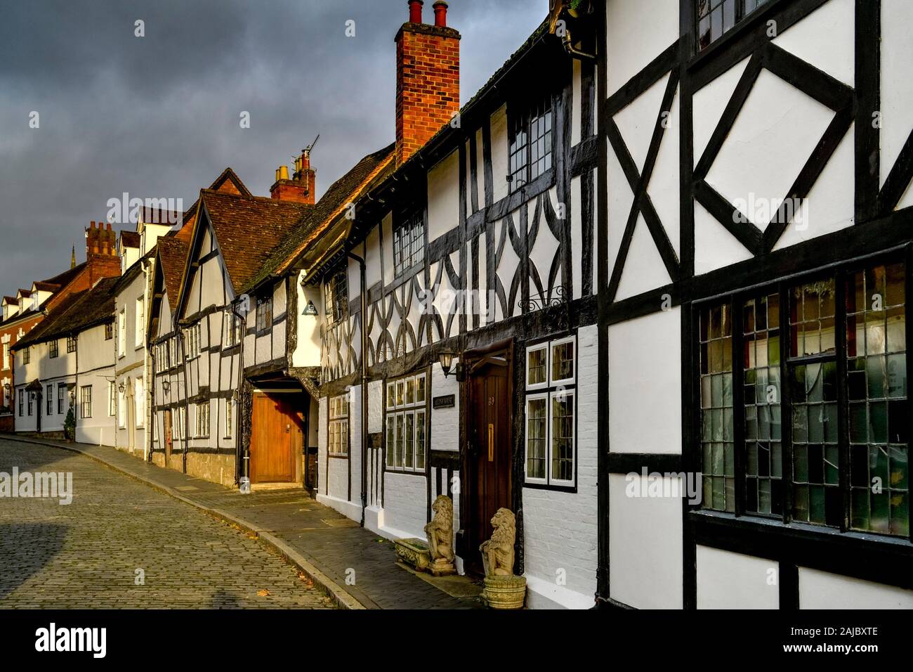 Mill Street, Warwick, Warwickshire, England, UK Stock Photo Alamy