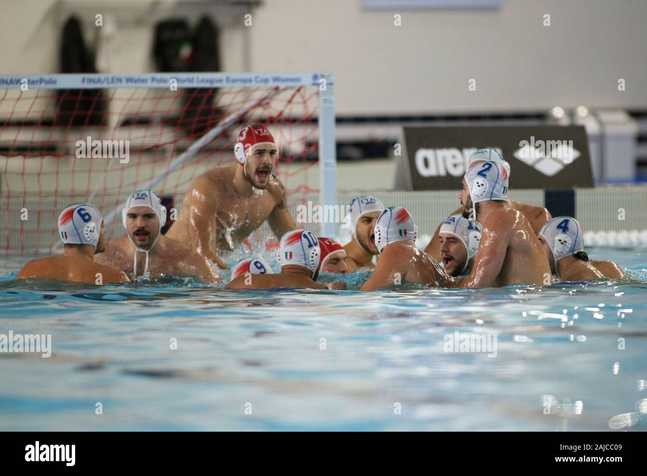 Cuneo, Italy. 3rd Jan, 2020. italian national teamduring International Quadrangular - Italy vs Greece, Waterpolo Italian National Team in Cuneo, Italy, January 03 2020 - LPS/Claudio Benedetto Credit: Claudio Benedetto/LPS/ZUMA Wire/Alamy Live News Stock Photo