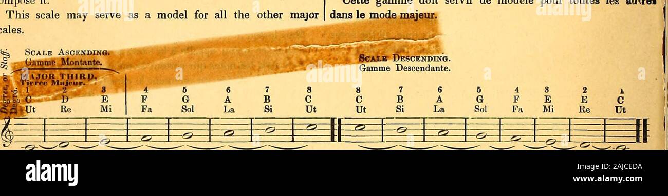 New and improved method for the guitar . are found betweenthe third and  fourth, and the seventh and eighth degrees, in themajor mode; and between  the second and third, and theseventh and
