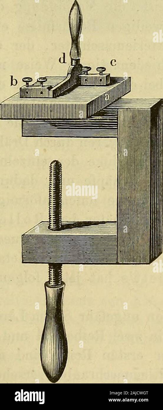 Physiologische Methodik : ein Handbuch der praktischen Physiologie . s man  die vonndorff 1) angegebenen Klemmschrauben benutzt. Die Klemm-schrauben  bestehen aus Kupfercylindern, inwelche zwei messingene Schräubchen  ein-gesetzt sind. Fig. 161, 162, 163,